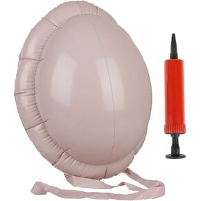 Uoeo Santa Big Belly Inflatable, Santa Claus Beer Belly with Mini Inflator Inflatable Belly Cosplay Props Pregnant Woman Fake Belly