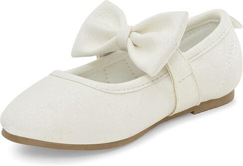 carter's Girls Classy Dress Shoe, White, 4 Toddler in Saudi Arabia
