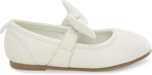 carter's Girls Classy Dress Shoe, White, 4 Toddler in Saudi Arabia