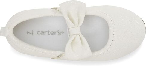 carter's Girls Classy Dress Shoe, White, 4 Toddler in Saudi Arabia