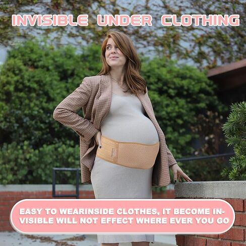 Accubio حزام البطن الأمومة، دعم الحمل حزام البطن، حزام الأمومة قابل للتعديل، دعم البطن الحمل للنساء الحوامل، حزام البطن الحمل، فاجا بارا إمبارازادا، تخفيف آلام الورك الخلفي in Kuwait