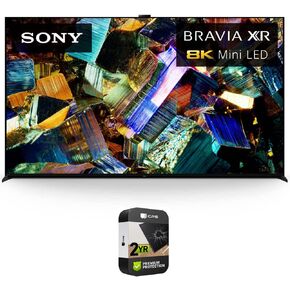 تلفزيون سوني XR85Z9K 85 بوصة BRAVIA XR Z9K 8K HDR Mini LED مع حزمة طراز Google TV 2022 الذكية مع حزمة حماية محسنة CPS مميزة لمدة 2 سنة in Saudi Arabia