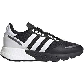 Adidas ZX 1K Boost (للأطفال الكبار) أسود/أبيض/أسود فضي معدني 4.5 للأطفال الكبار in Kuwait