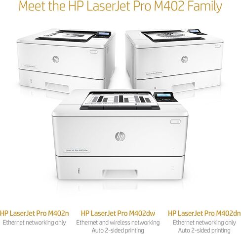 HP LaserJet Pro M402dn Laser Printer with Built-in Ethernet & Double-Sided Printing, Amazon Dash replenishment ready (C5F94A), A4 in Kuwait