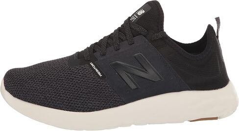 New Balance Men's Fresh Foam Sport V2 Running Shoe, Black/Phantom/Sea Salt, 8.5 X-Wide in Saudi Arabia