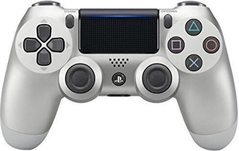 DualShock 4 Wireless Controller for PlayStation 4 - Silver [Discontinued] (Renewed) in Saudi Arabia