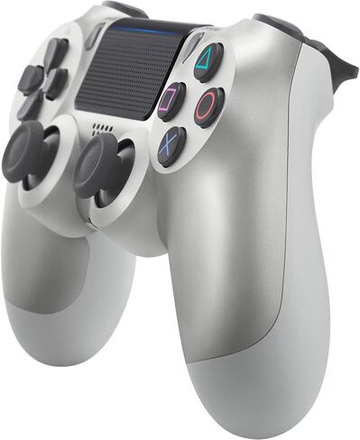 DualShock 4 Wireless Controller for PlayStation 4 - Silver [Discontinued] (Renewed) in Saudi Arabia