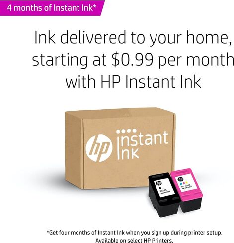 طابعة HP DeskJet 3755 المدمجة الكل في واحد، حبر HP الفوري، تعمل مع Alexa - Stone Accent (J9V91A) in Saudi Arabia