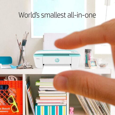 طابعة HP DeskJet 3755 المدمجة الكل في واحد، حبر HP الفوري، تعمل مع Alexa - Stone Accent (J9V91A) in Saudi Arabia