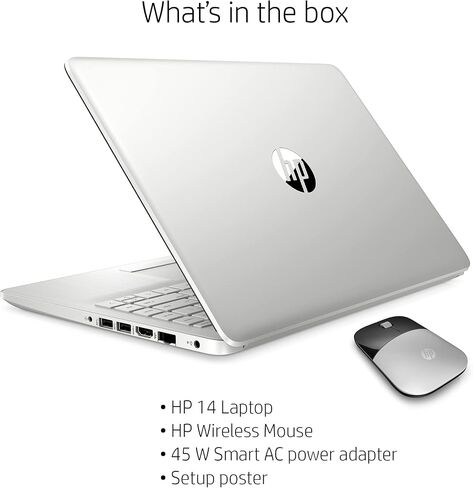لاب توب 2019 HP 14" FHD | Intel Quad-Core Pentium Silver N5000 حتى 2. 7 جيجاهرتز | DDR4 جيجابايت | 64GB eMMC SSD | Office 365 Personal-1yr | يدعم حتى 256G Micro SD تخزين إضافي in Saudi Arabia