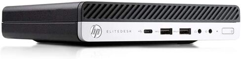 HP كمبيوتر مكتبي صغير 800 G3 اليت ديسك للاعمال بمعالج انتل رباعي النواة i5-6500T وذاكرة RAM DDR4 سعة 16GB وSSD 512GB ومنفذ Type-C وماوس كيبورد سلكي جديد وويندوز 10 برو 64 بت (مجدد) in Kuwait