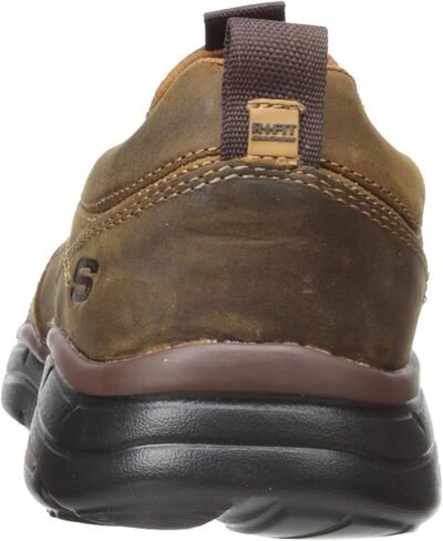 Skechers Relaxed Fit Glides Docklands Mens Loafers Dark Brown 10.5 W in Saudi Arabia