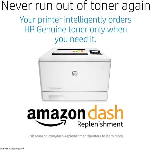 HP LaserJet Pro M452dn Color Laser Printer with Built-in Ethernet & Double-Sided Printing, Amazon Dash replenishment ready (CF389A) in Saudi Arabia