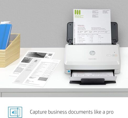 HP ScanJet Pro 3000 s4 Sheet-Feed Scanner (6FW07A), Light Grey, Small (Renewed) in Saudi Arabia