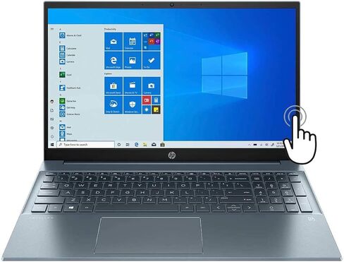 HP High Performance Pavilion 15-eg1073cl 15.6" FHD Touchscreen Laptop, Intel Core i7-1195G7, 16GB DDR4 RAM, Intel Iris Xe Graphics, 512GB SSD (4S157UA#ABA) (Renewed) in Kuwait