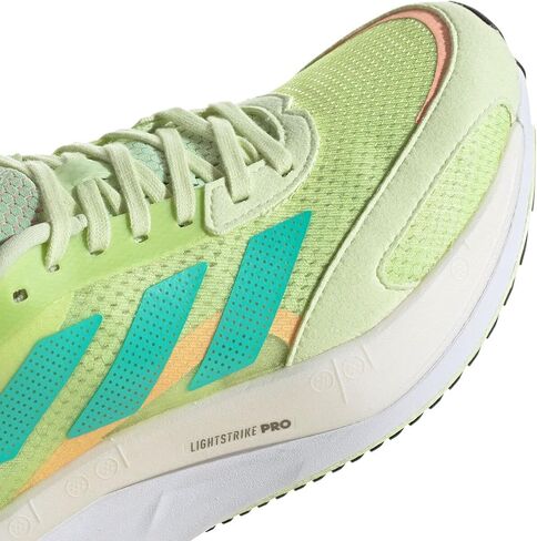 adidas Adizero Boston 10 Running Shoe - Women's Almost Lime/Mint Rush/Light Flash Orange, 9.5 in Kuwait