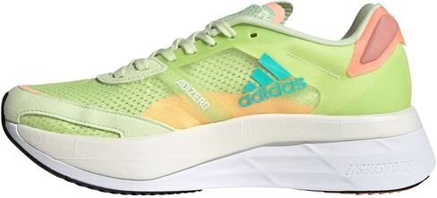 adidas Adizero Boston 10 Running Shoe - Women's Almost Lime/Mint Rush/Light Flash Orange, 9.5 in Kuwait