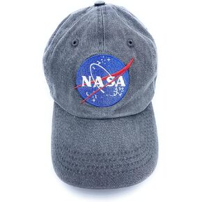 Aeisage NASA Hat Vintage قبعة بيسبول ناسا شعار قبعات قطنية للرجال قبعة أبي قبعات قطنية مغسولة للنساء in Kuwait