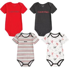 Calvin Klein Baby Boys 4 Pieces Pack Bodysuit in Kuwait