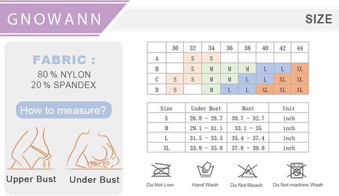 حمالة صدر نسائية من Gnowann بفتحة رقبة على شكل حرف V عميقة ومريحة بدون خياطة حمالة صدر منخفضة القطع قابلة للتمدد على شكل مثلث مبطن للنساء in Kuwait