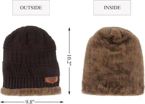 Muryobao Womens Thick Warm Winter Beanie Hat Slouchy Skully Knit Hats in Saudi Arabia