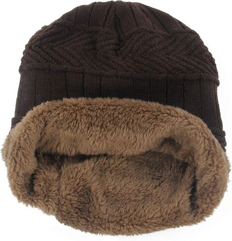 Muryobao Womens Thick Warm Winter Beanie Hat Slouchy Skully Knit Hats in Saudi Arabia