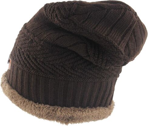 Muryobao Womens Thick Warm Winter Beanie Hat Slouchy Skully Knit Hats in Saudi Arabia