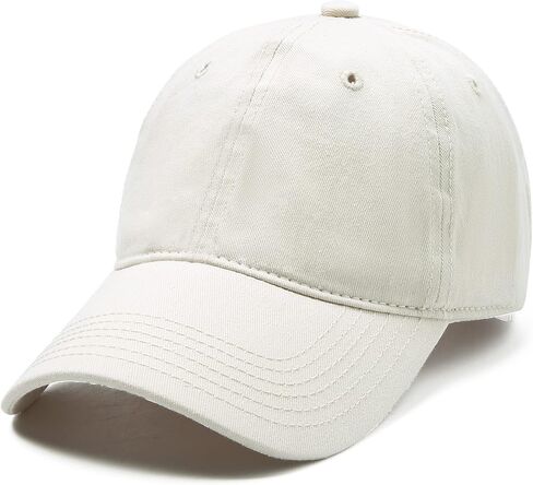 Lanzom Men Women Adjustable Baseball Cap Vintage Cotton Washed Distressed Hats Twill Plain Dad Hat with Ponytail in Saudi Arabia
