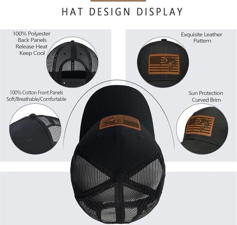 قبعة بيسبول بعلم أمريكي من Simocked - قبعة بيسبول Snapback - هدايا عيد الهالوين وأعياد الميلاد للرجال in Kuwait