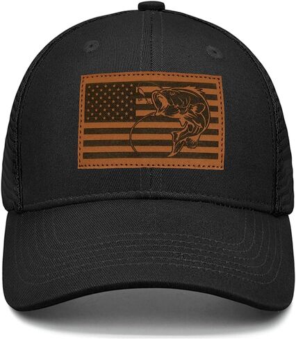 قبعة بيسبول بعلم أمريكي من Simocked - قبعة بيسبول Snapback - هدايا عيد الهالوين وأعياد الميلاد للرجال in Kuwait