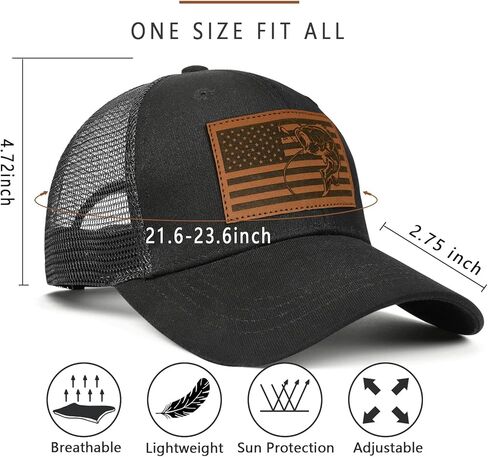 قبعة بيسبول بعلم أمريكي من Simocked - قبعة بيسبول Snapback - هدايا عيد الهالوين وأعياد الميلاد للرجال in Kuwait