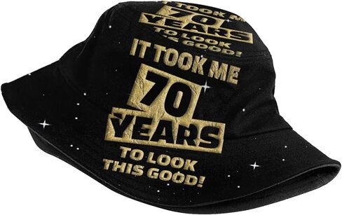 Happy Birthday Bucket Hat Fisherman Hat Beach Travel Sun Hat Outdoor Cap for Unisex Men Women in Saudi Arabia