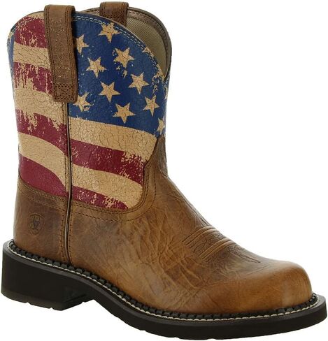 ARIAT Women's Fatbaby Heritage Patriot Western Boot in Saudi Arabia