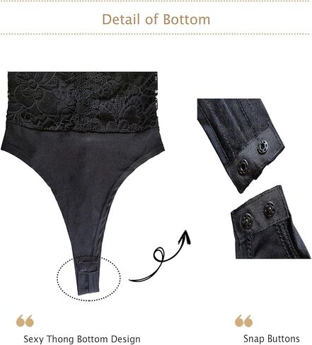 بدلة قطعة واحدة مثيرة من الدانتيل شفافة من خلال شبكة بدون أكمام، ملابس للحفلات والنوادي والخروج والخروج والليل للنساء باللون الأسود in Kuwait