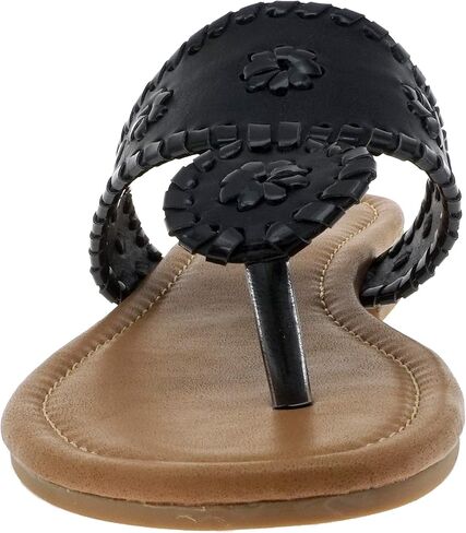 Pierre Dumas Women's Rosetta Slip On Thong Sandal in Saudi Arabia