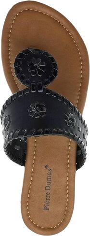 Pierre Dumas Women's Rosetta Slip On Thong Sandal in Saudi Arabia