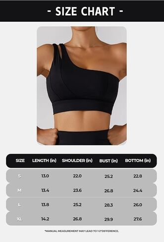 UNIPEACH Womens One-Shoulder Sports Bra High Support Workout Crop Top Gym Tank Yoga Fitness Activewear for Women in Saudi Arabia