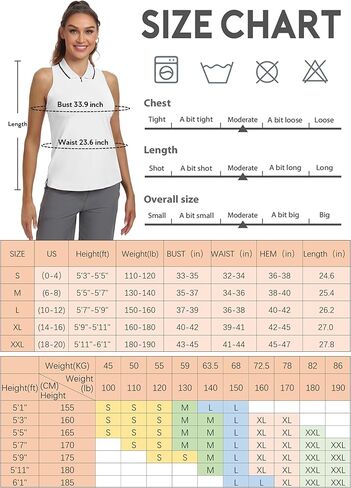 Hiverlay المرأة بلا أكمام Racerback قمصان جولف زمم الياقة تنس تانك القمم قمصان بولو رياضية سريعة الجافة UPF 50+ in Kuwait