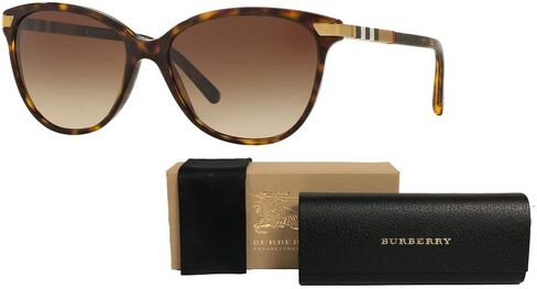 BURBERRY BE4216 نظارات شمسية عين القطة للنساء + حزمة مع مجموعة العناية بالنظارات من Designer iWear in Saudi Arabia