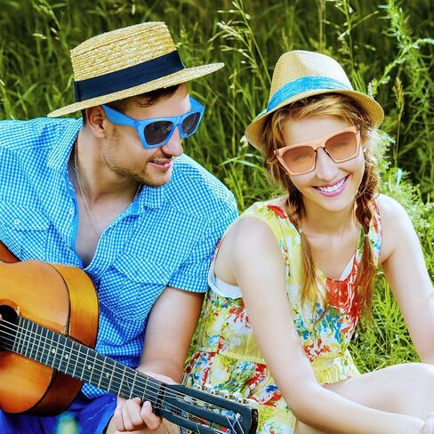 4 أزواج نظارات شمسية كلاسيكية مربعة الشكل على شكل عين القطة نظارات شمسية كلاسيكية على شكل عين القطة نظارات عصرية بمرآة للنساء والرجال 2023 in Kuwait