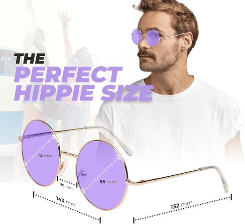 SunnyPro Big Round Sunglasses Retro Circle Tinted Lens Glasses UV400 Protection in Kuwait