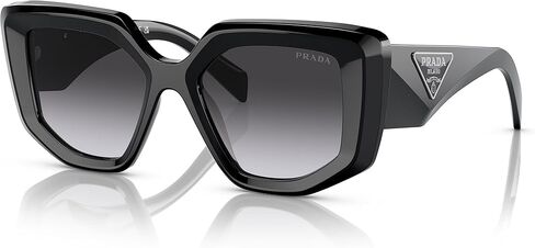 Prada PR 14ZS 1AB09S Black Plastic Fashion Sunglasses Grey Gradient Lens in Saudi Arabia