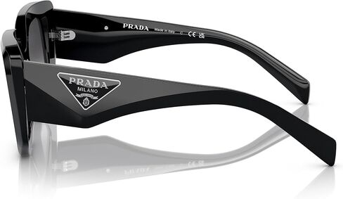 Prada PR 14ZS 1AB09S Black Plastic Fashion Sunglasses Grey Gradient Lens in Saudi Arabia
