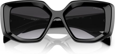 Prada PR 14ZS 1AB09S Black Plastic Fashion Sunglasses Grey Gradient Lens in Saudi Arabia