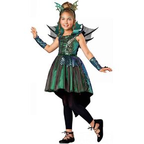 Seasons Direct Halloween Girls Deluxe Dragon Costume in Kuwait