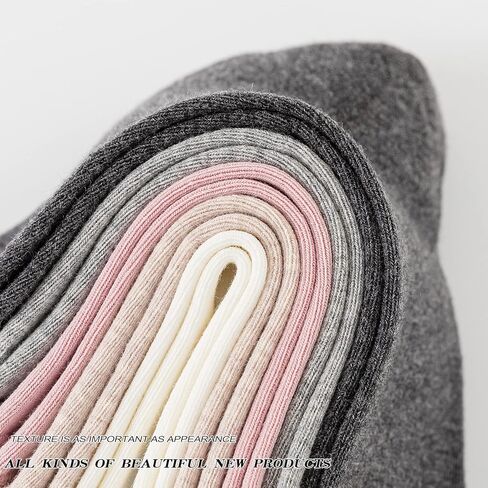 SEMOHOLLI Women's Soft Cotton Dress Socks - Thin Crew Socks for Business Casual Attire, Comfortable & Breathable in Kuwait