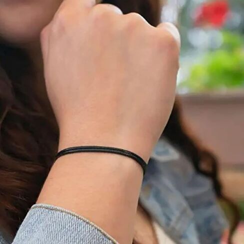 RDYKGOOG Adjustable Cord Bracelet for Men or Women - Waterproof Wax Nylon Rope Bracelet (4pcs) in Saudi Arabia