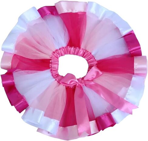 BGFKS LayeredTulle Rainbow Tutu Skirt for Newborn Baby Girls 1st Birthday Photography Outfit Sets. in Saudi Arabia
