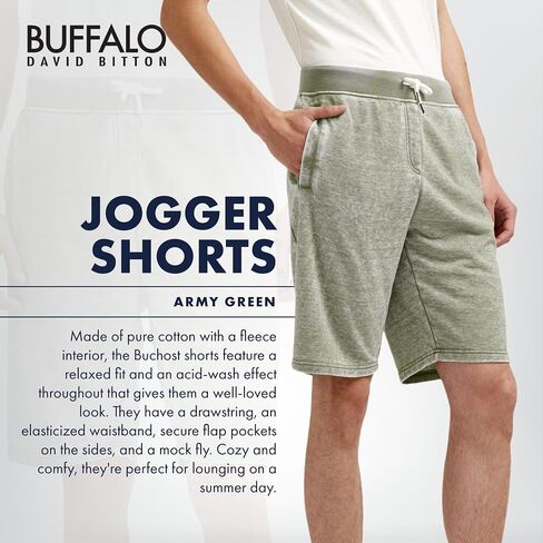 Buffalo David Bitton Men's Jogger Shorts in Kuwait