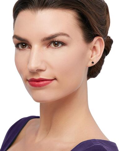 روس سيمونز 1.00 قيراط. t.w. أقراط الماس الأسود في 14kt الذهب الأبيض in Kuwait